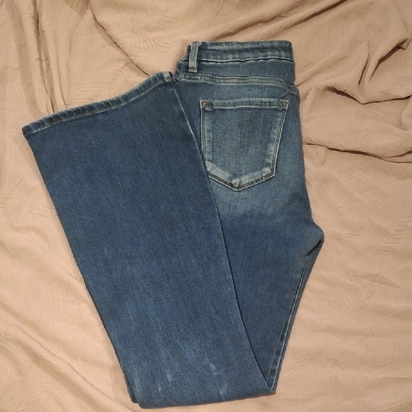 KanCan Women's Straight Leg Jeans - Dark Blue - Picture 2 of 8